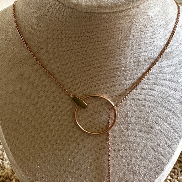 Kendra Scott Small Tegan Necklace - Rose Gold - Picture 4 of 6